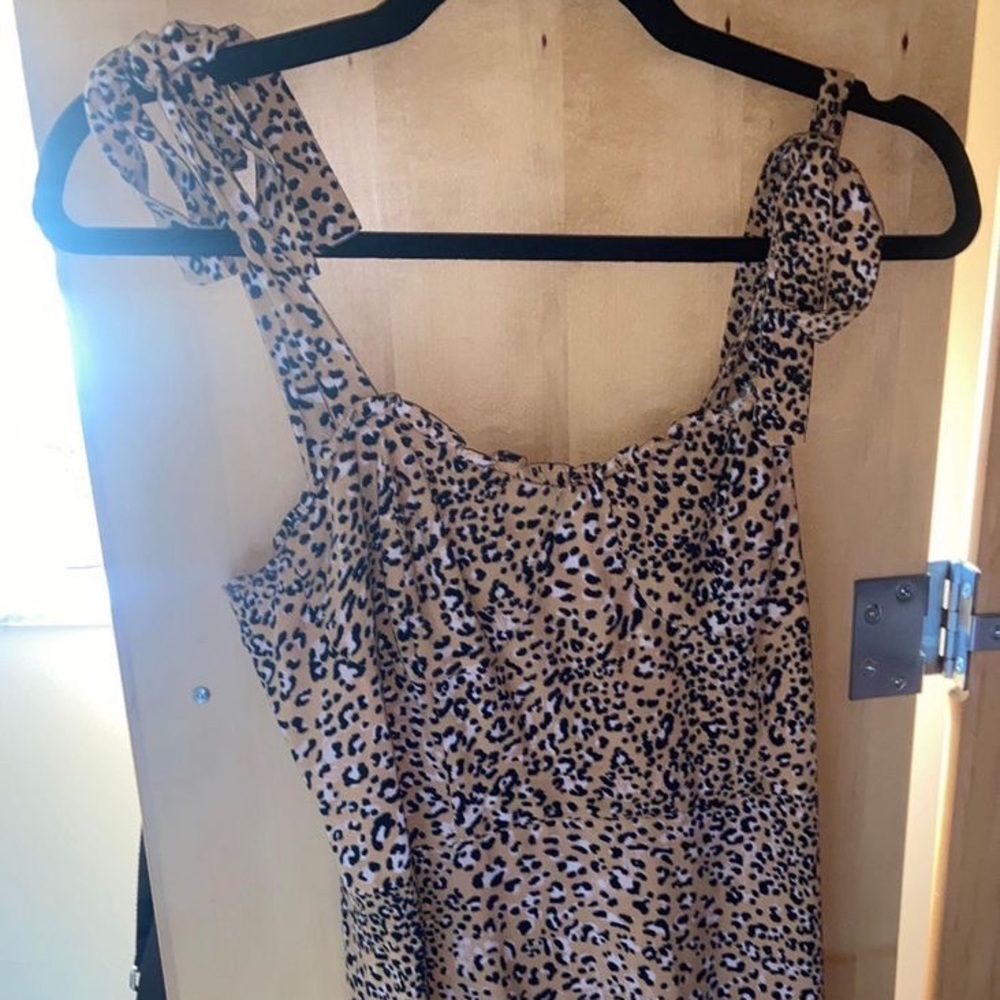 Audrey 3+1 Animal Print Mini Dress